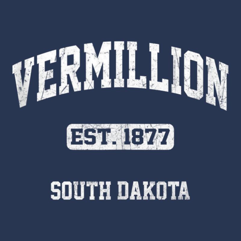 Vermillion South Dakota Sd Vintage State Athletic Style Tank Top Men Denim Jacket by cm-arts | Artistshot