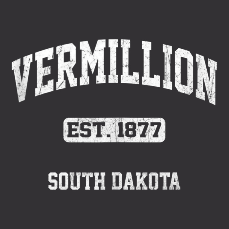 Vermillion South Dakota Sd Vintage State Athletic Style Tank Top Vintage Hoodie by cm-arts | Artistshot