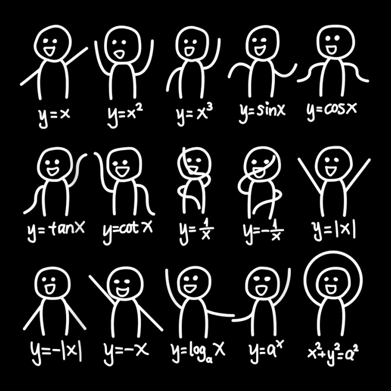 Algebra Dance Funny Graph Figures Math Equation T Shirt T Shirt Graphic Youth T-shirt by cm-arts | Artistshot