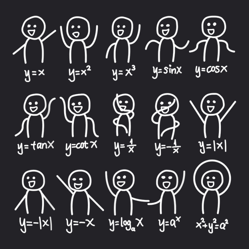 Algebra Dance Funny Graph Figures Math Equation T Shirt T Shirt Youth Tee by cm-arts | Artistshot