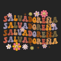 Salvadorena Retro Groovy Salvador Salvadorenan Latina Latinx T Shirt 3/4 Sleeve Shirt | Artistshot