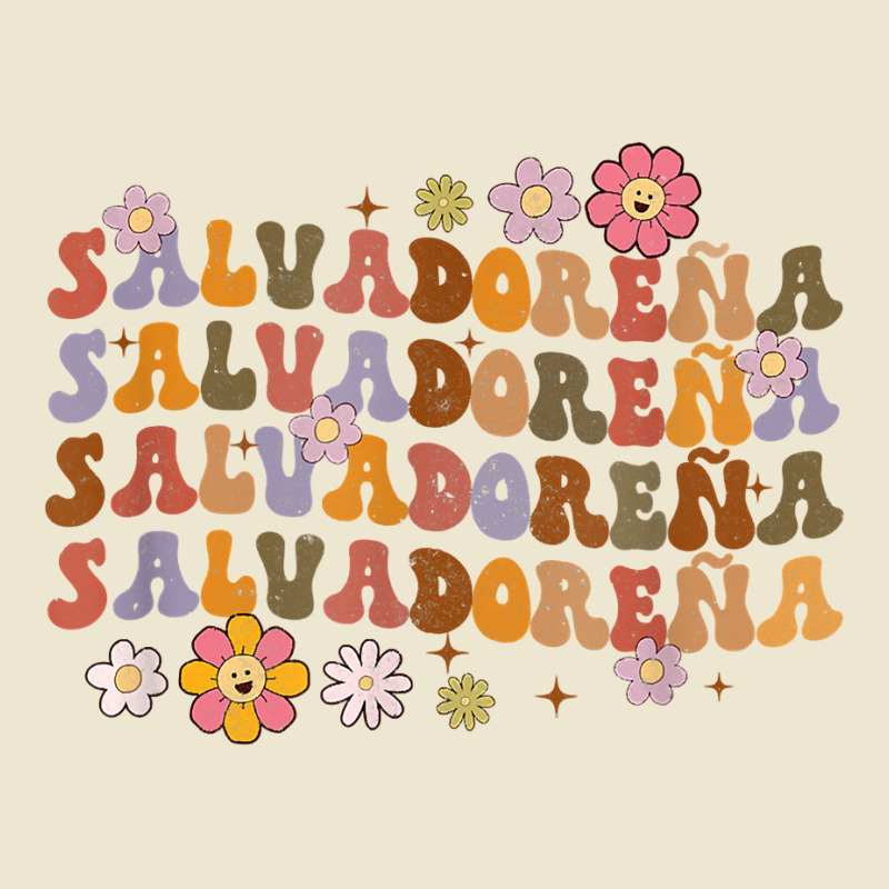 Salvadorena Retro Groovy Salvador Salvadorenan Latina Latinx T Shirt Cropped Hoodie by cluniepfa | Artistshot