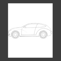 Car Technical Drawing - Shooting Brake Men's Polo Shirt | Artistshot