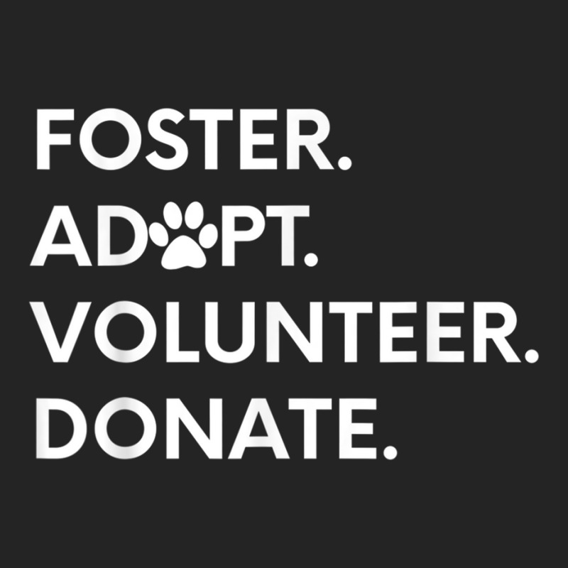 Foster Adopt Volunteer Donate Animal Rescue Shelter 3/4 Sleeve Shirt by CaseVillarreal | Artistshot