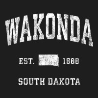 Wakonda South Dakota Sd Vintage Athletic Sports Design Tank Top Classic T-shirt | Artistshot