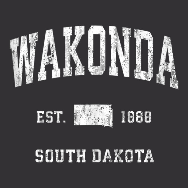 Wakonda South Dakota Sd Vintage Athletic Sports Design Tank Top Vintage Hoodie by cm-arts | Artistshot