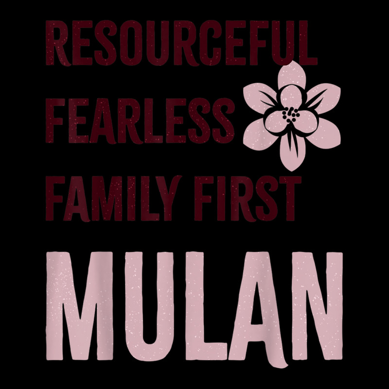 Princess Resourceful Fearless Family First Mulan Zipper Hoodie | Artistshot