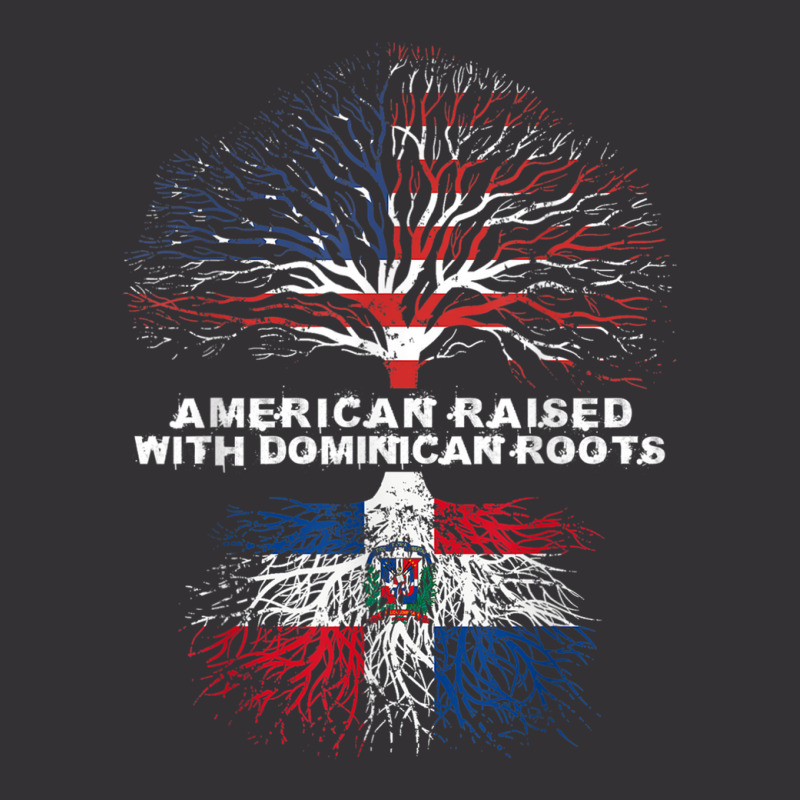 American Raised With Dominican Roots Republic Vintage Hoodie by Joan Lambert Tritten | Artistshot