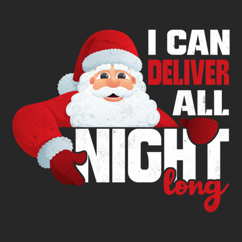 I Deliver All Night Long Naughty Santa Adult Humor Christmas Long Slee Men's T-shirt Pajama Set by cm-arts | Artistshot