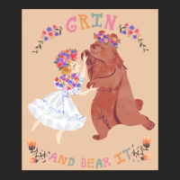 Grin And Bear It Ladies Fitted T-shirt | Artistshot