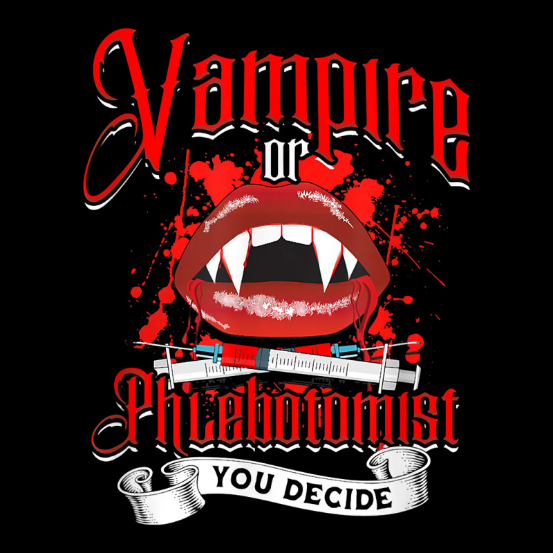 Vampire Or Phlebotomist You Decide   Hospital Blood Donation T Shirt Baby Bibs by cm-arts | Artistshot