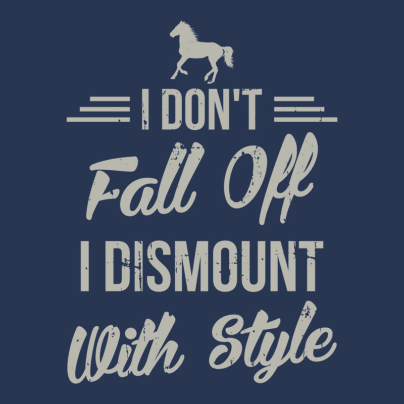 I Dont Fall Off I Dismount With Style Funny Horse Men Denim Jacket by cm-arts | Artistshot