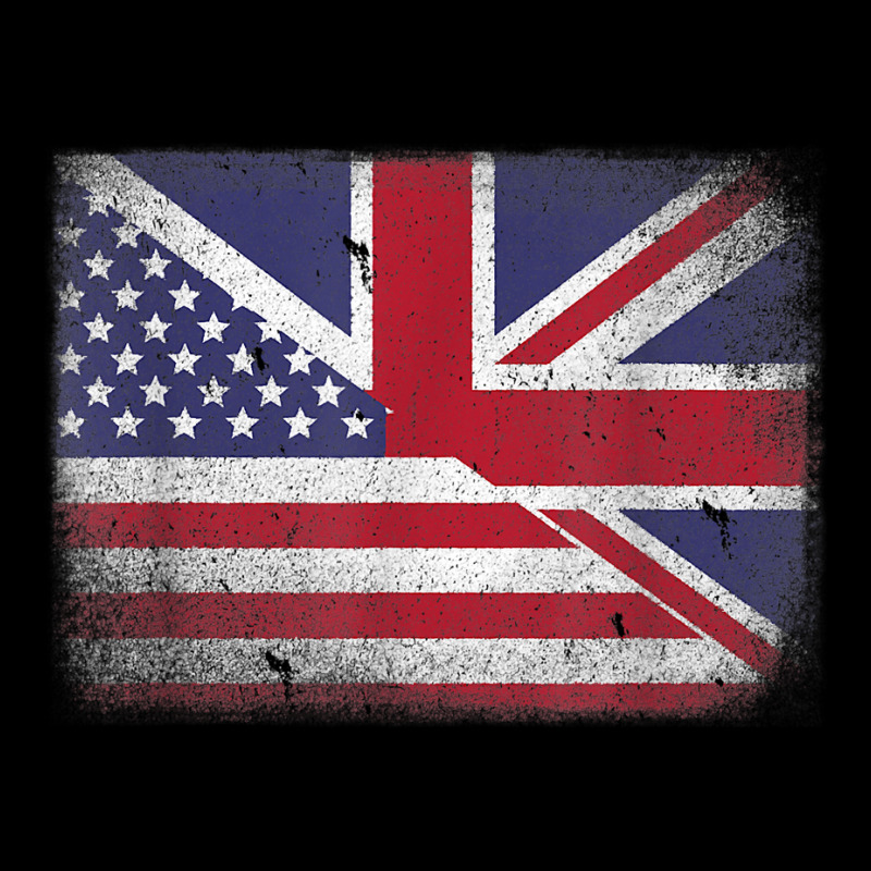 British American Flag T Shirt Great Britain Union Jack . Baby Tee | Artistshot