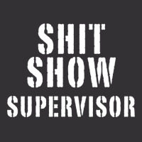 Shit Show Supervisor Vintage Hoodie And Short Set | Artistshot