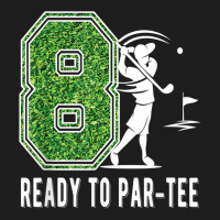 8th Birthday Golfer Boy Eight Year Old Golf Player Classic T-shirt | Artistshot