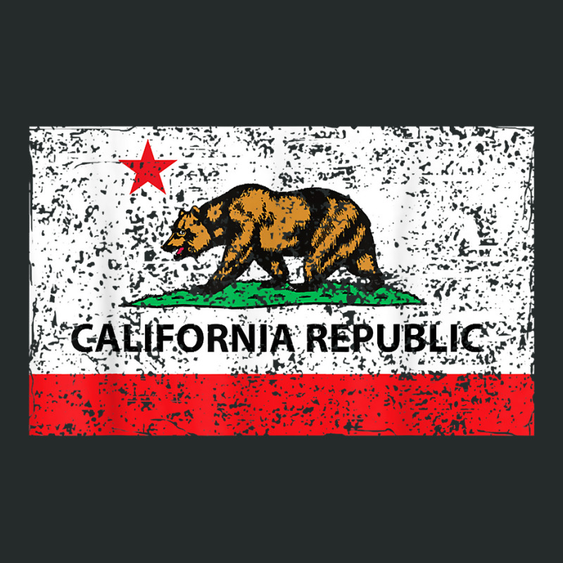 California Republic Cali Flag T Shirt Socal Norcal Cencal T Women's Triblend Scoop T-shirt by cm-arts | Artistshot