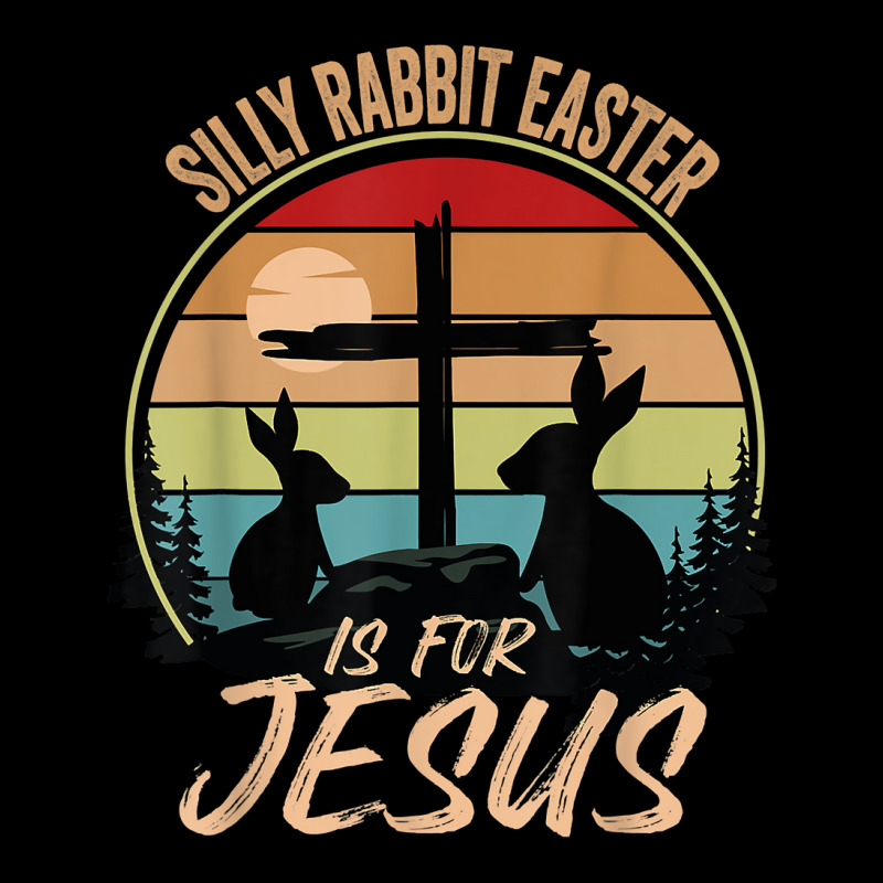 Silly Rabbit Easter Is For Jesuss Retro Vintage Easter Day Pocket T-shirt | Artistshot