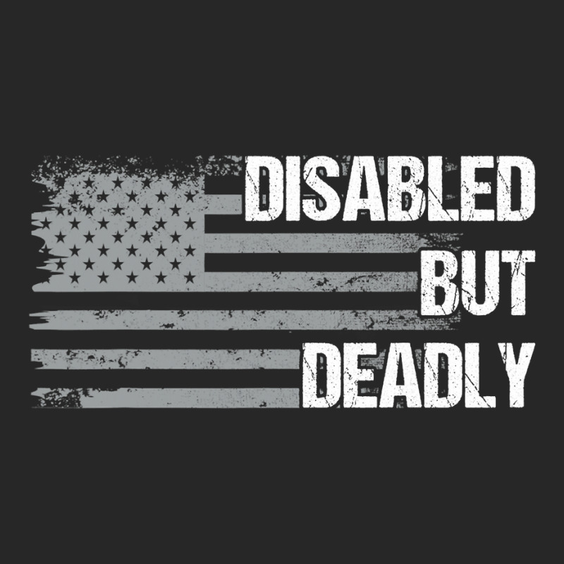 Dad Grandpa Veteran Us Flag Funny Disabled But Deadly T Shirt Women's Pajamas Set by tea.fashion | Artistshot