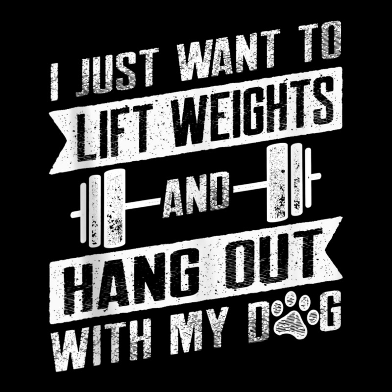 I Just Want To Lift Weights And Hang Out With My Dog Tank Top Adjustable Cap | Artistshot