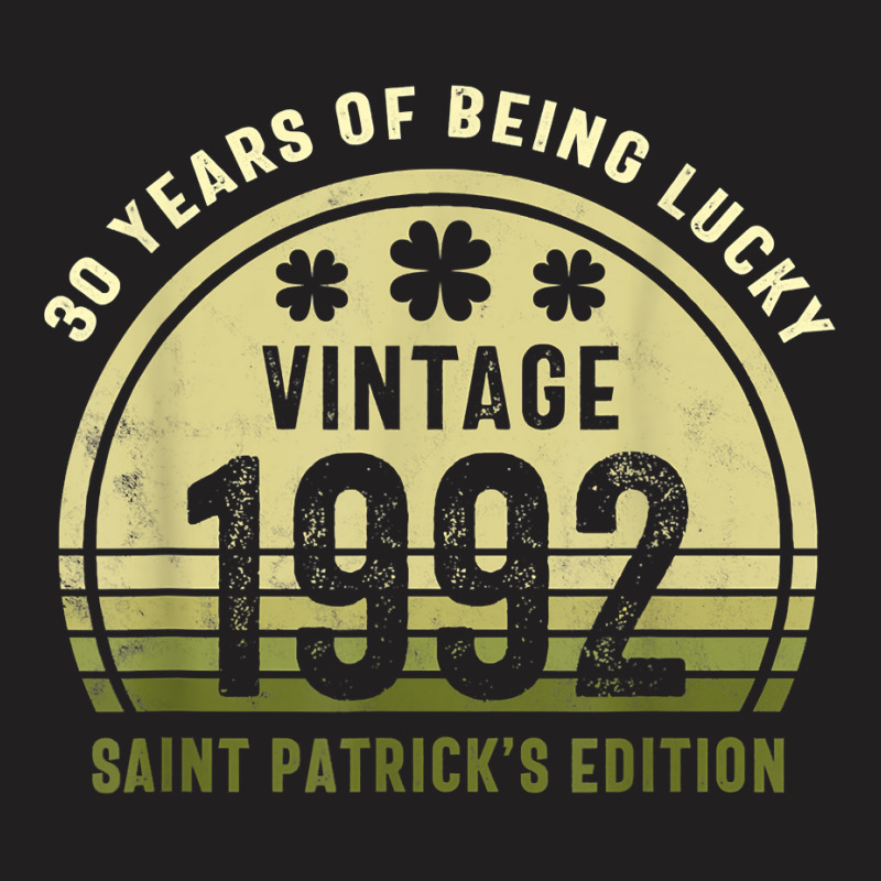 Thirtieth Bday, 30th Birthday Party, 30s Years Patrick's Day T-shirt | Artistshot