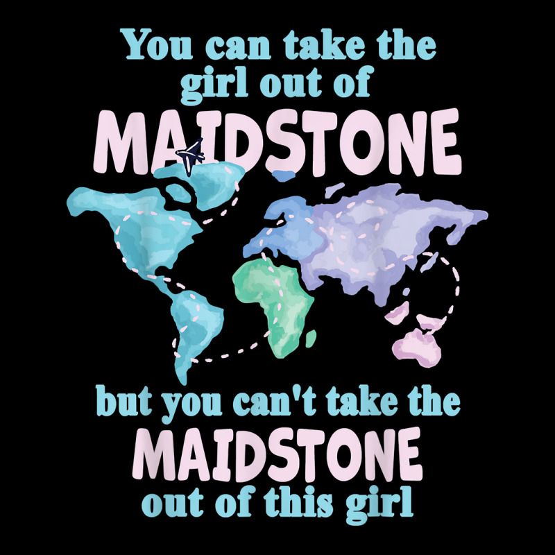 Proud Girl From Maidstone   Relocation From Maidstone T Shirt V-Neck Tee by phillidarsz | Artistshot