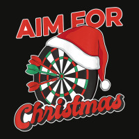 Aim For Christmas Dart Player Darts Dartboard Bullseye 180 T Shirt Scorecard Crop Tee | Artistshot