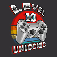 Level 10 Unlocked Matching Video Game 10th Birthday Gift Boy T Shirt Vintage Hoodie | Artistshot