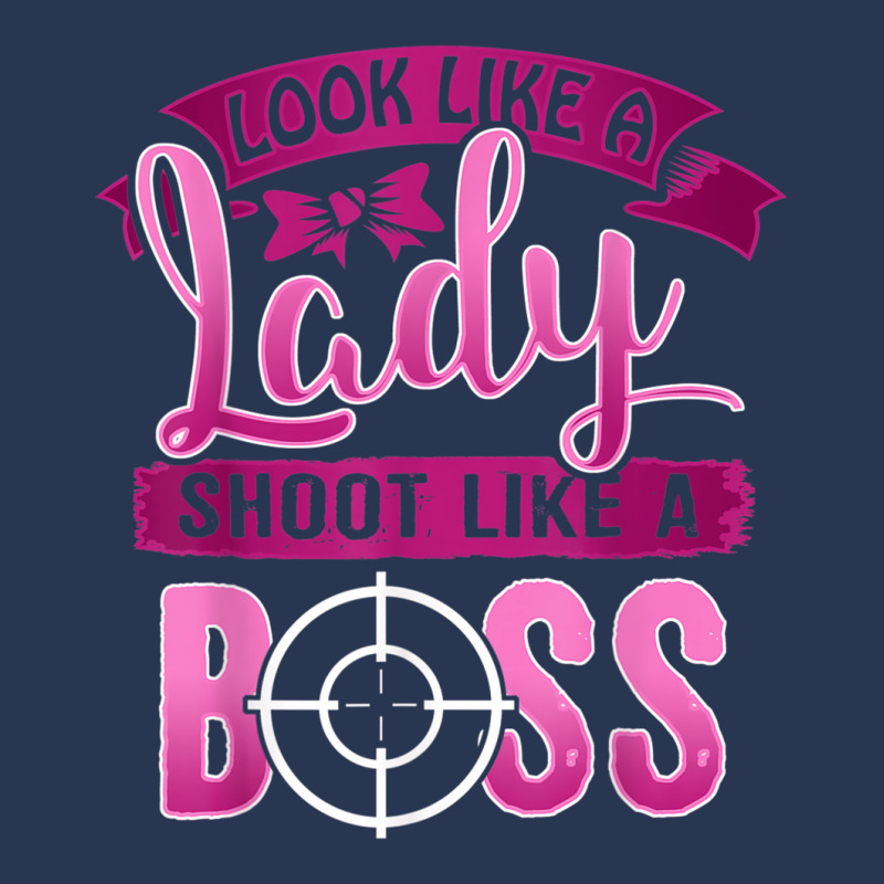 Ladies Shoot Like A Boss Gun Shooting Range Target Men Denim Jacket | Artistshot