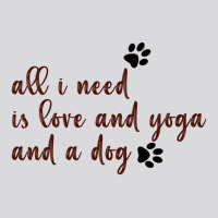 All I Need Is Love And Yoga Women's Triblend Scoop T-shirt | Artistshot