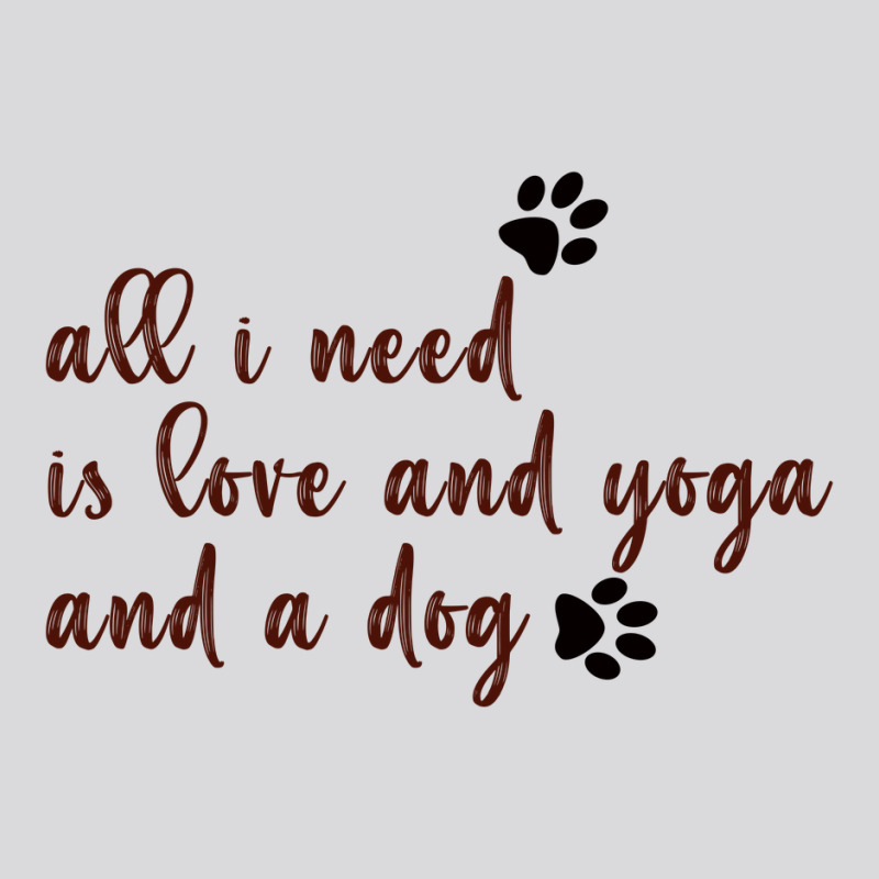 All I Need Is Love And Yoga Women's Triblend Scoop T-shirt by Yusniasan | Artistshot