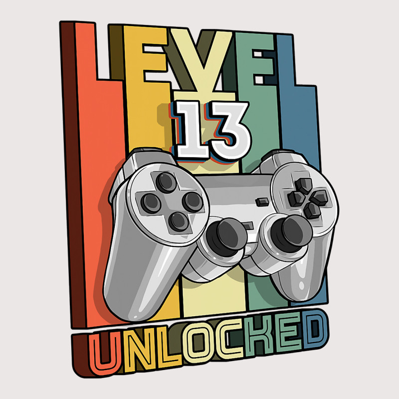 Level 13 Unlocked 13th Birthday Matching Video Game Boys T Shirt Pocket T-shirt | Artistshot