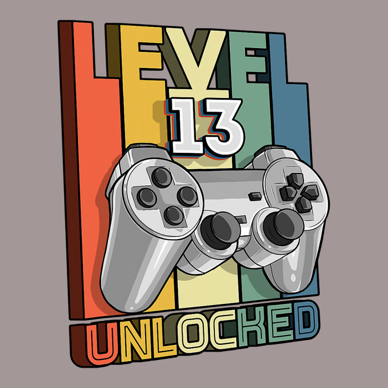 Level 13 Unlocked 13th Birthday Matching Video Game Boys T Shirt Vintage Short | Artistshot