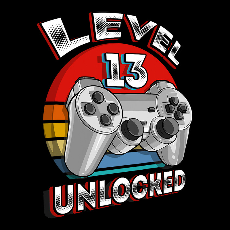 Level 13 Unlocked Matching Video Game 13th Birthday Gift Boy T Shirt V-neck Tee | Artistshot