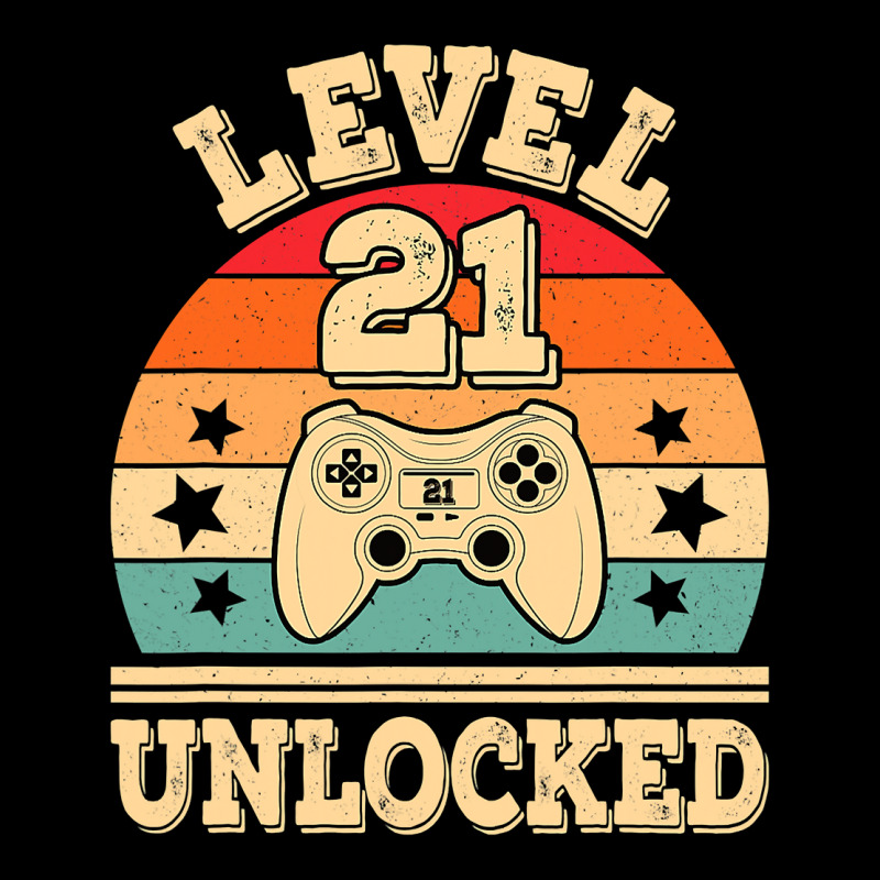 Level 21 Unlocked Video Gaming 21st Birthday 2001 Game Retro T Shirt Fleece Short | Artistshot