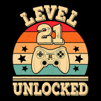 Level 21 Unlocked Video Gaming 21st Birthday 2001 Game Retro T Shirt Unisex Jogger | Artistshot