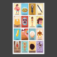 Nacho Daddy_s Lotería Vintage T-shirt | Artistshot