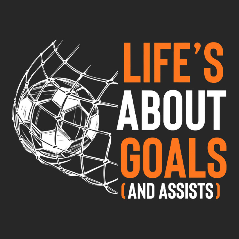 Life's About Goals And Assists Field Sports Game Ball Lover T Shirt Men's T-shirt Pajama Set | Artistshot