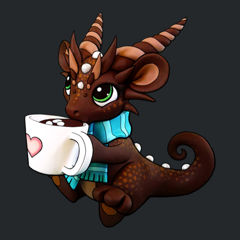 Hot Cocoa Dragon Crewneck Sweatshirt by cm-arts | Artistshot