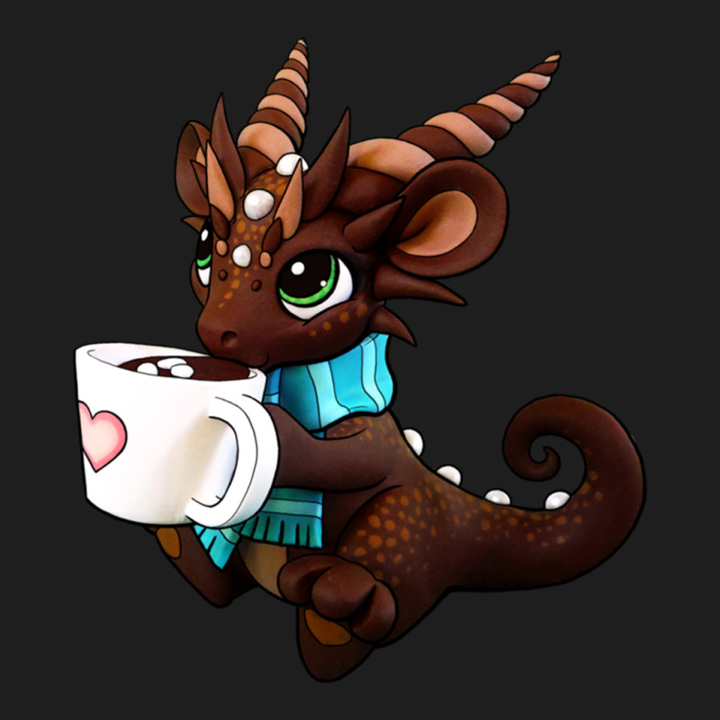 Hot Cocoa Dragon Classic T-shirt by cm-arts | Artistshot