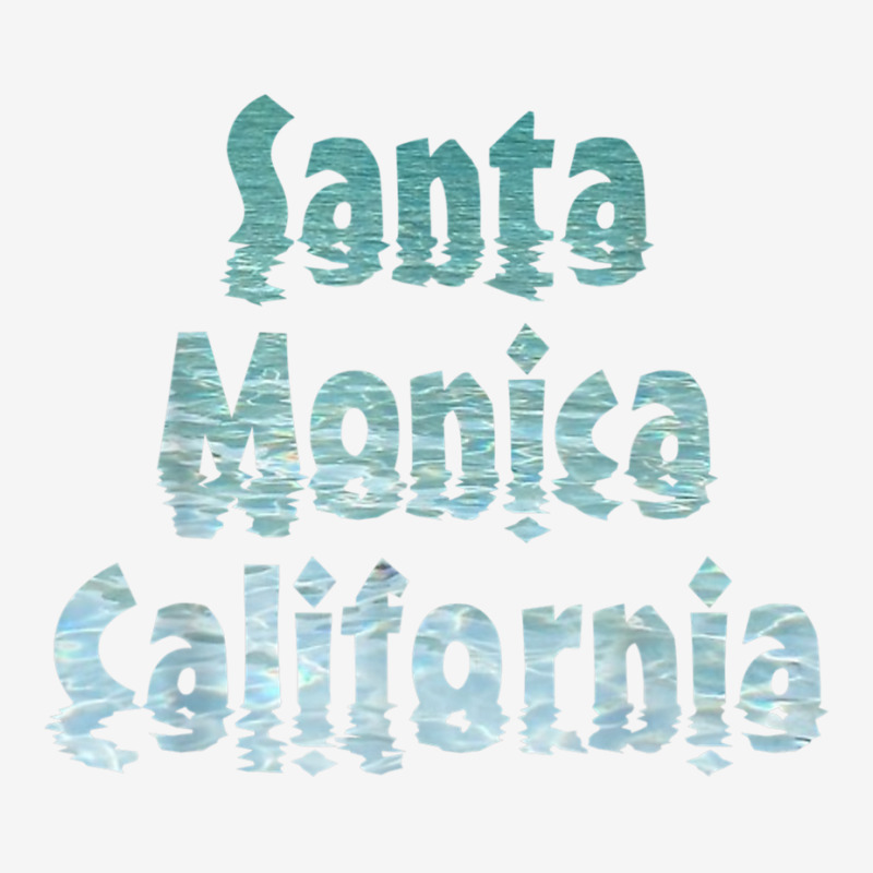 Santa Monica California Water T Shirt Baby Bibs by cm-arts | Artistshot