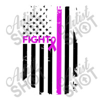 Breast Cancer Fight Ribbon Flag Unisex Hoodie | Artistshot