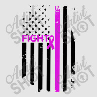 Breast Cancer Fight Ribbon Flag Exclusive T-shirt | Artistshot