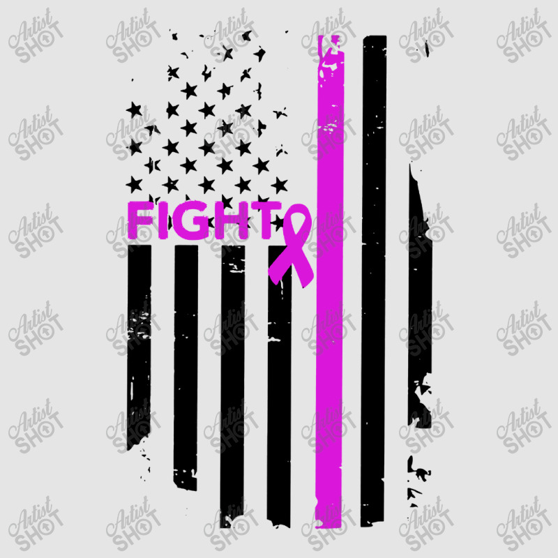 Breast Cancer Fight Ribbon Flag Exclusive T-shirt by Semilir | Artistshot