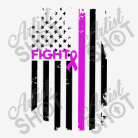 Breast Cancer Fight Ribbon Flag Classic T-shirt | Artistshot