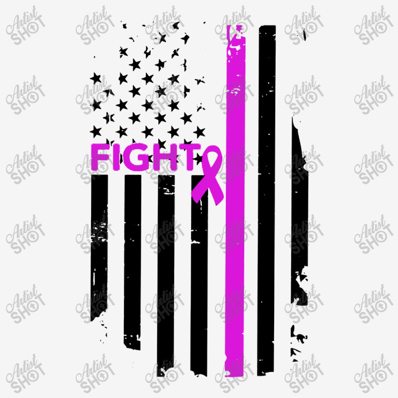 Breast Cancer Fight Ribbon Flag Classic T-shirt by Semilir | Artistshot