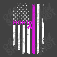 Breast Cancer Fight Ribbon Flag Vintage T-shirt | Artistshot