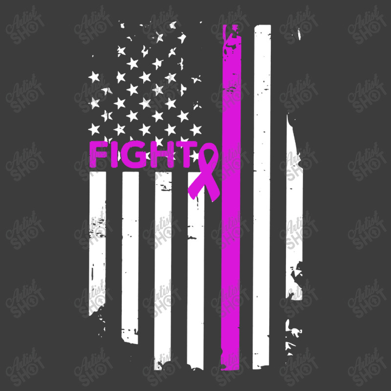 Breast Cancer Fight Ribbon Flag Men's Polo Shirt by Semilir | Artistshot