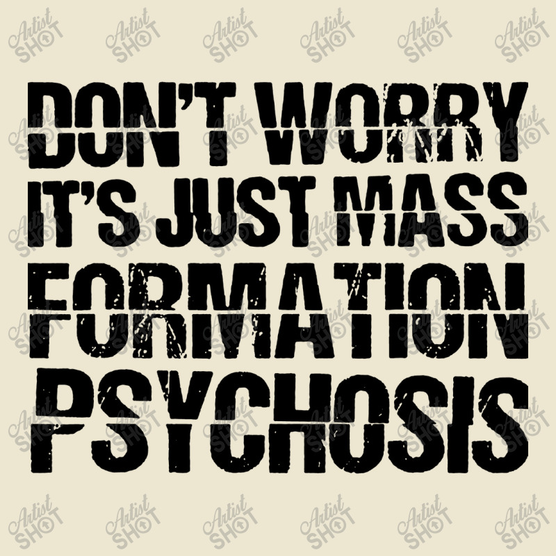 It's Just Mass Formation Psychosis Cropped Hoodie by Diamond Tees | Artistshot