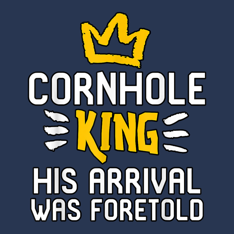 Cornhole King His Arrival Was Foretold Summer Yard Games T Shirt Men Denim Jacket by alishia3asa | Artistshot