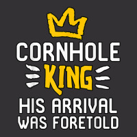 Cornhole King His Arrival Was Foretold Summer Yard Games T Shirt Vintage Short | Artistshot